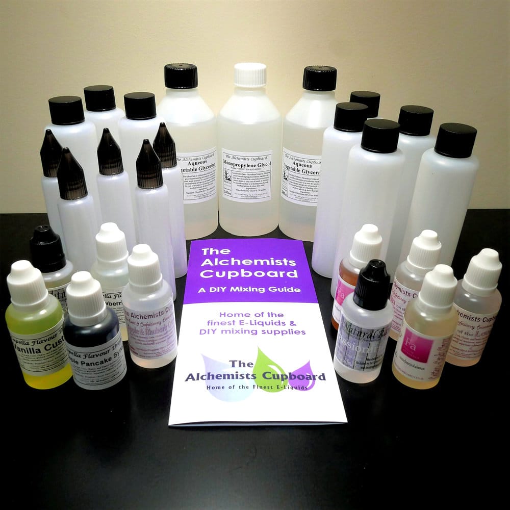 Diy E Liquid Mixing Supplies The Alchemists Cupboard Diy E Liquid Mixing Kits