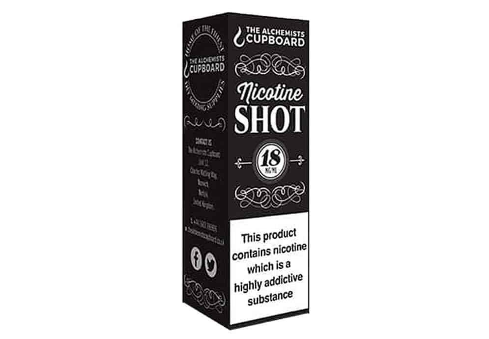 E Liquid Concentrates Liquids Mixing Kits The Alchemists Cupboard Nicotine Shots
