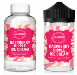 New! Raspberry Ripple Icecream.